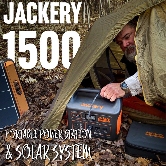 Jackery 1500 - Portable Power Station and Solar System