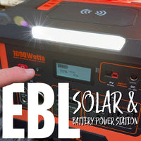 The EBL Solar and Battery Power Supply