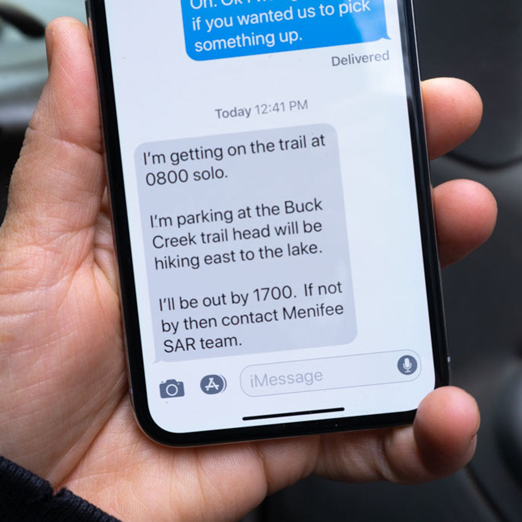 Outdoor Adventurer? – This text may save your life