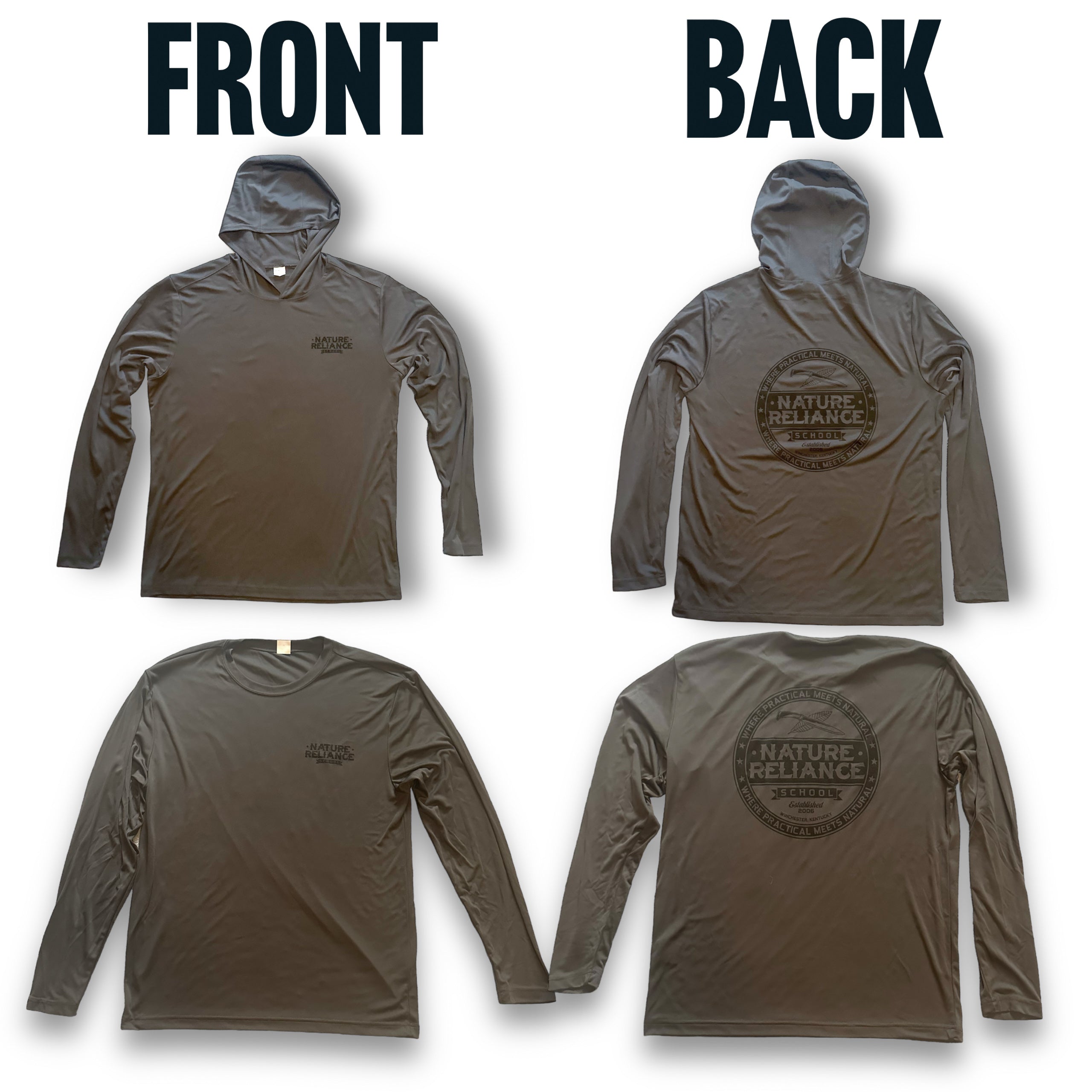 Long Sleeve Moisture-Wicking Polyester Shirt