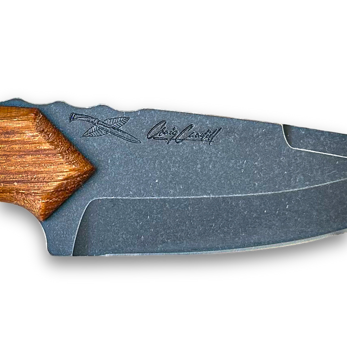 Lulbegrud Signature Series Knife showing Makers Mark and signature