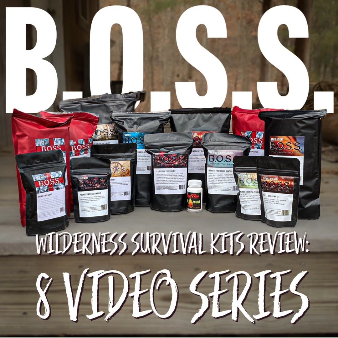 BOSS Wilderness Survival Kits Review for 2022 - New 8 Video Series