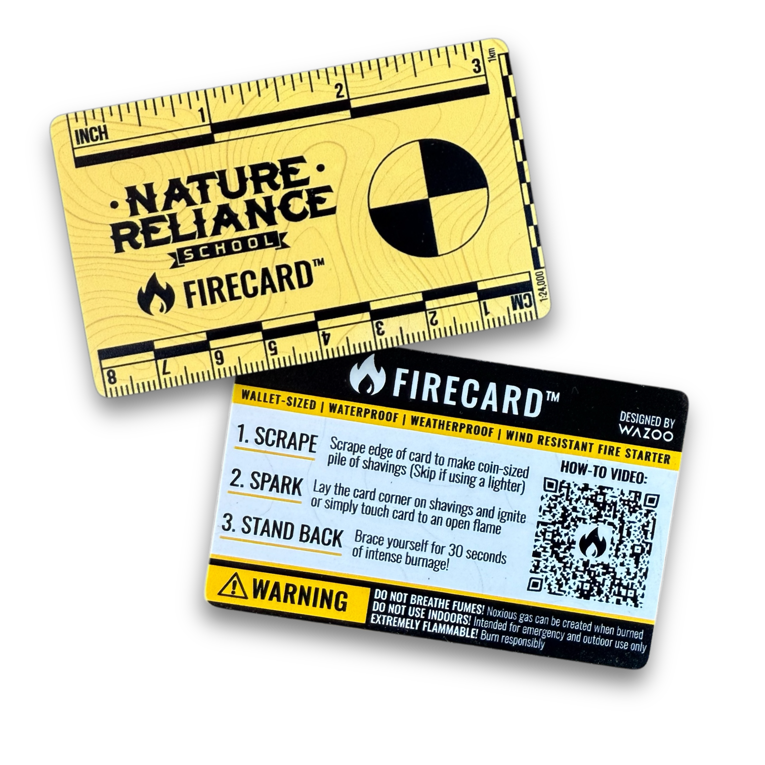 Fire Card - Compact Survival Tool for Fire Starting, Measurement ...