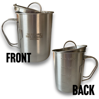Stainless Steel 16 oz Cup and Lid (500 ml)