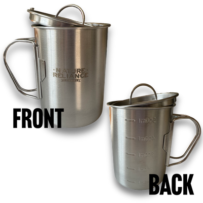 Stainless Steel 16 oz Cup and Lid (500 ml)