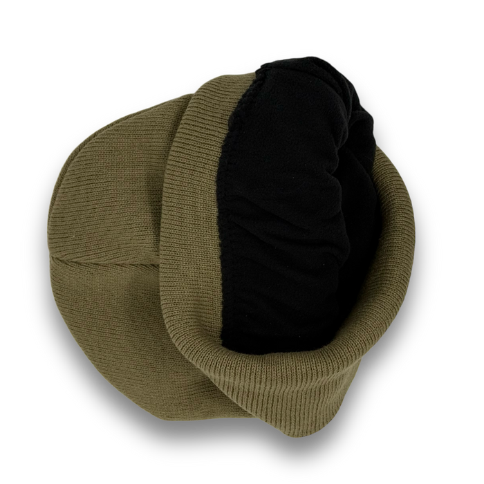 Fleece-Lined Knit Cap