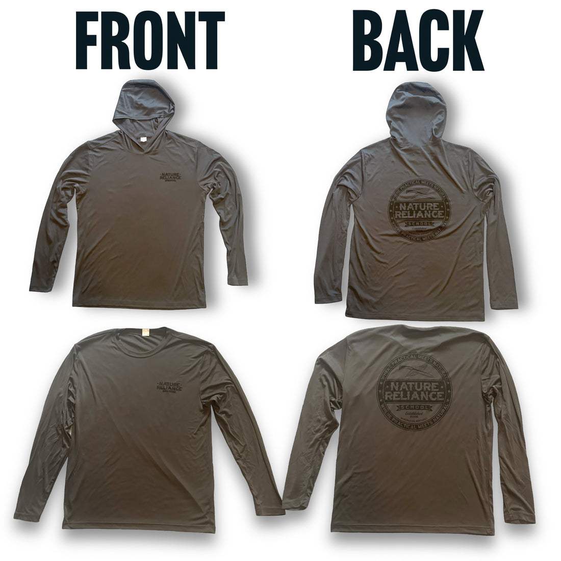 Long Sleeve Moisture-Wicking Polyester Shirt