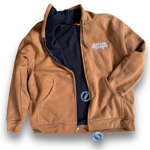 Heavyweight Full Zip Hooded Sweatshirt with Thermal Lining with NRS Logo