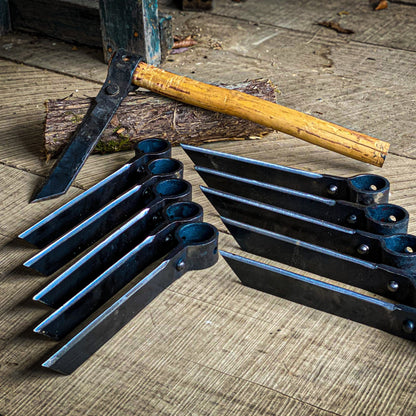 Hand-Forged Froe for Wood Splitting – Made in the USA